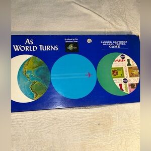 Parker Brothers Tv Soap Opera As The World Turns Vintage Board Game 1966
